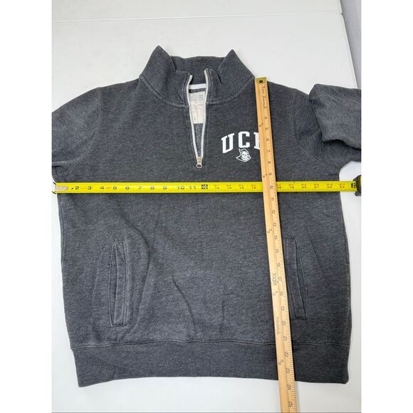 Vintage Redshirt University Of Cenral Florida 1/3Zip Cotton Blend Sweatshirt SzL - Picture 5 of 8